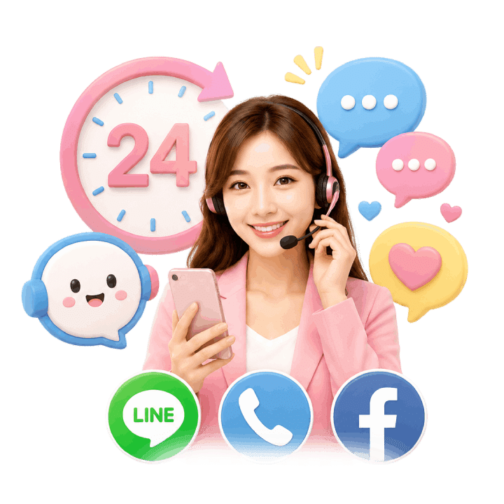 ช่องทางติดต่อด่วน 24 ชั่วโมง
