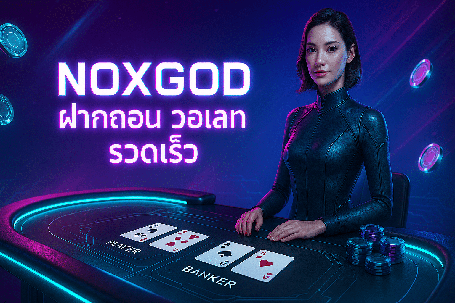 NOXGOD ฝากถอน วอเลท รวดเร็ว